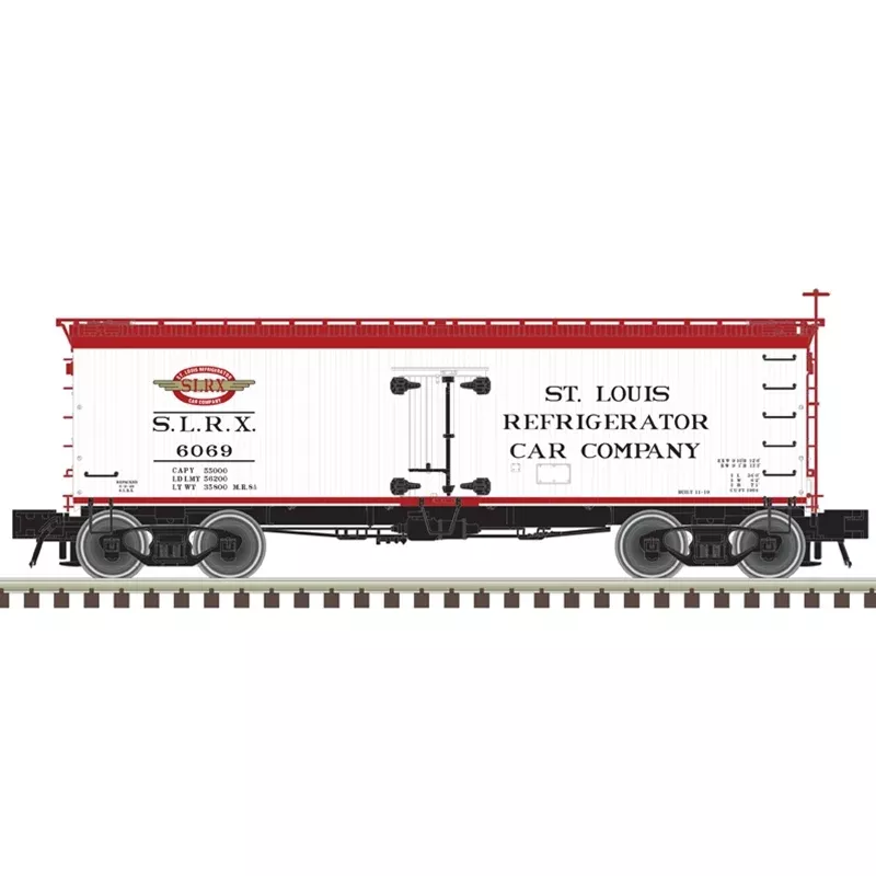 Atlas 20007200 HO Scale 36' Wood Reefer St. Louis Refrigerator Car Co. 6096