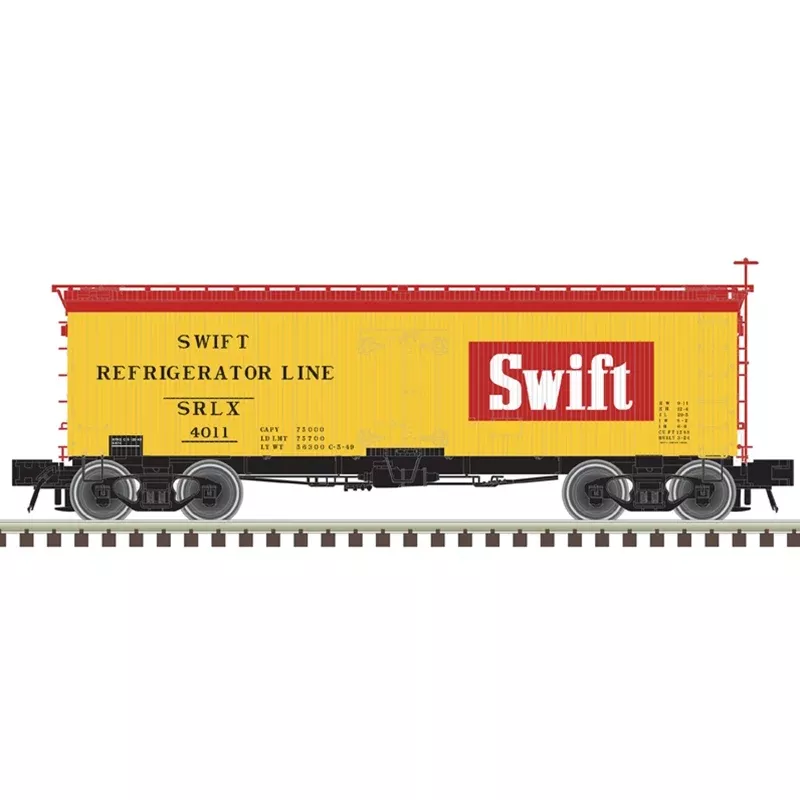 Atlas 20007202 HO Scale 36' Wood Reefer Swift 4016