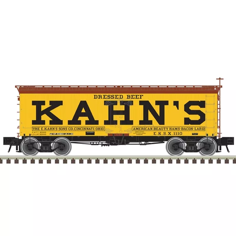 Atlas 20007205 HO Scale 36' Wood Reefer Kahn's 1110