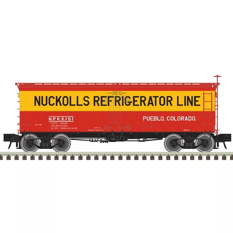 Atlas 20007208 HO Scale 36' Wood Reefer Nuckoll's 155