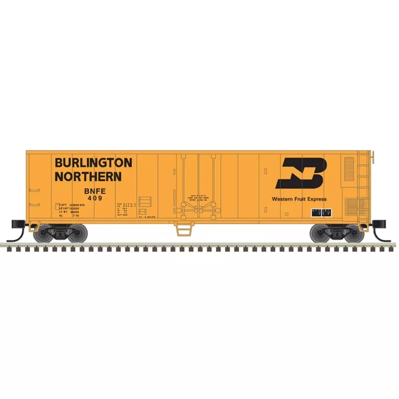 Atlas 50006472 N Scale 50' Mechanical Reefer Burlington Northern BN 420