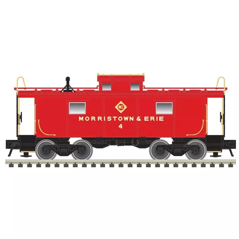 Atlas Master 20007008 HO Scale NE-6 Caboose Morristown and Erie M&E 4
