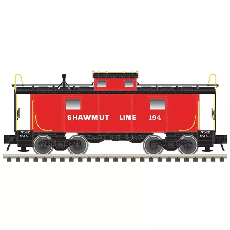 Atlas Master 20007012 HO Scale NE-6 Caboose Pittsburg and Shawmut P&S 193