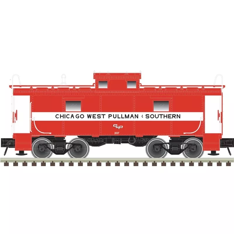 Atlas Master 50006316 N Scale NE-6 Caboose Chicago West Pullman & Southern CWP 207