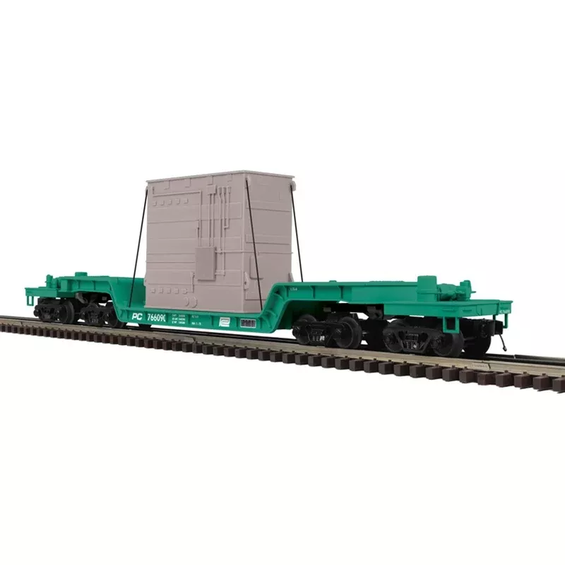 Atlas O Premier 3003047 O Scale 75' Depressed Center Flatcar with Load Penn Central PC