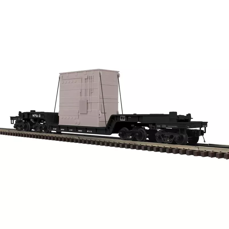 Atlas O Premier 3003048 O Scale 75' Depressed Center Flatcar with Load Western Pacific WP