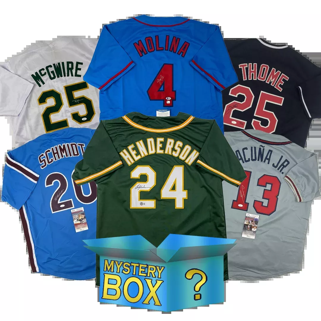 Autographed/Signed Baseball DIAMOND Series 2 Jersey Mystery Box with PSA JSA or Beckett COA