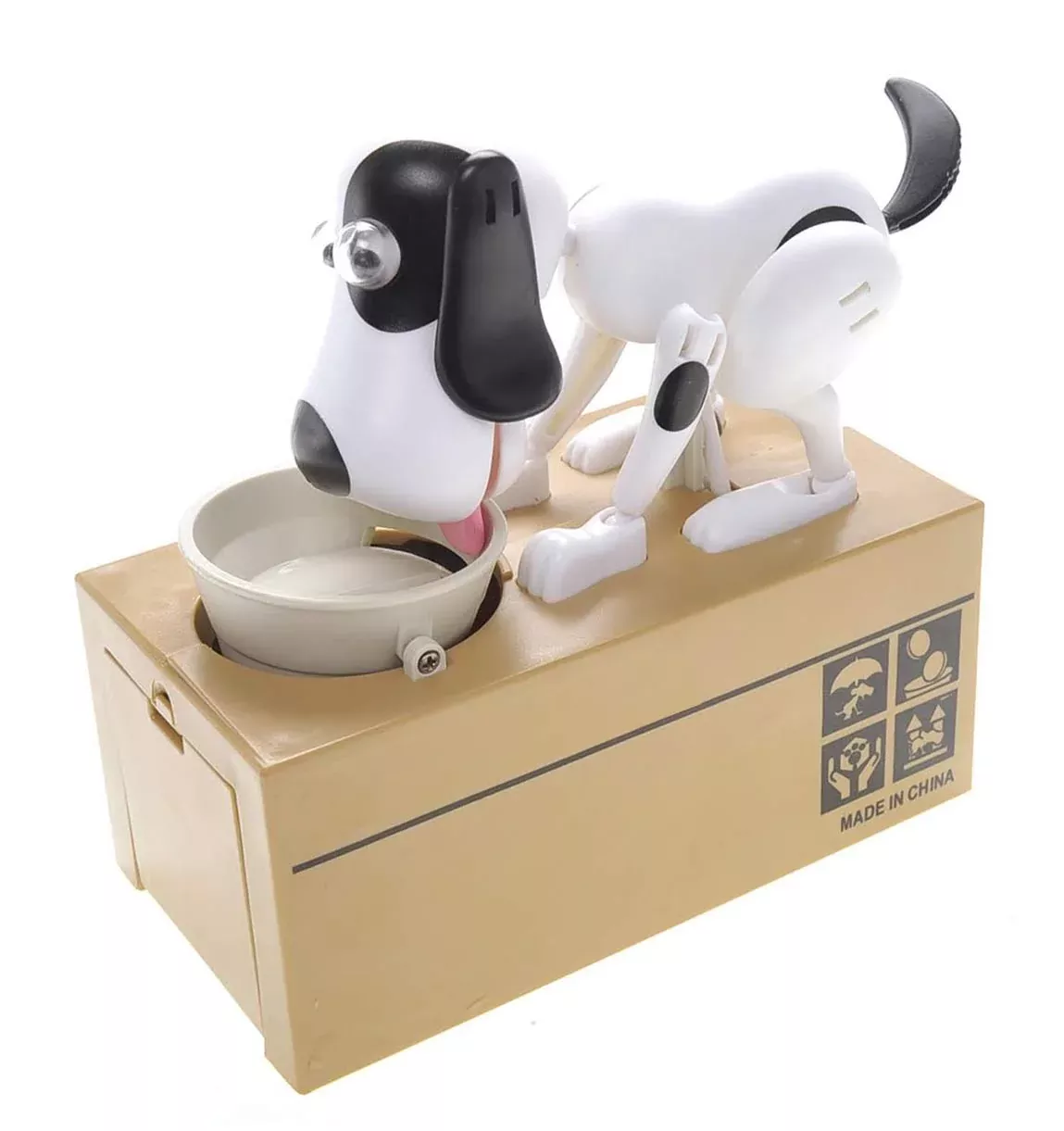 AZ Trading Robotic Dog Coin Bank Black - Battery Operated 3+