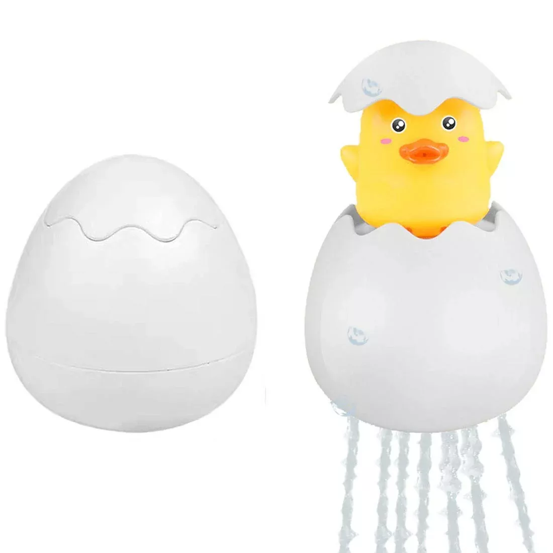 Baby Bath Toy, Penguin Hatching Egg Squirting Rain Cloud Bathtub Water