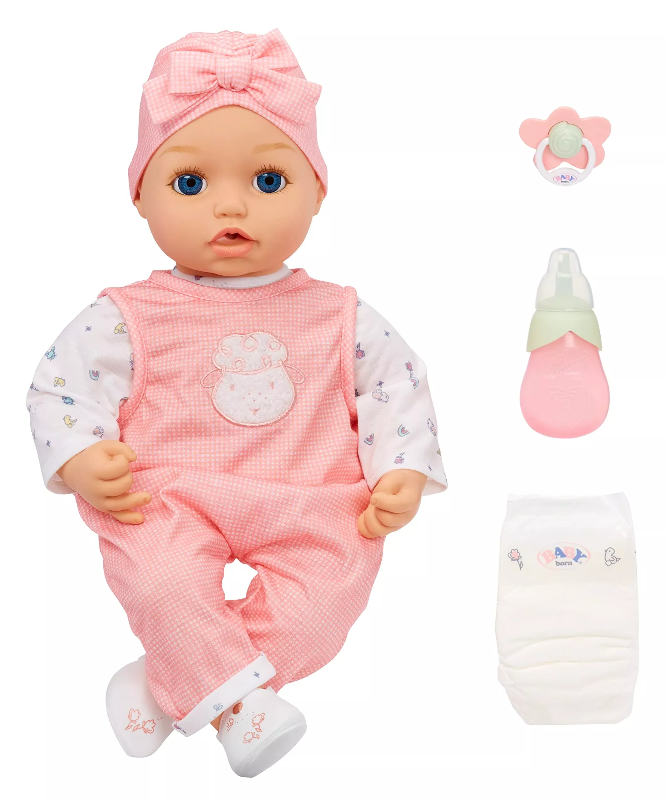Baby born My Real Baby Doll 17" Soft Bodied Blue for Ages 3+