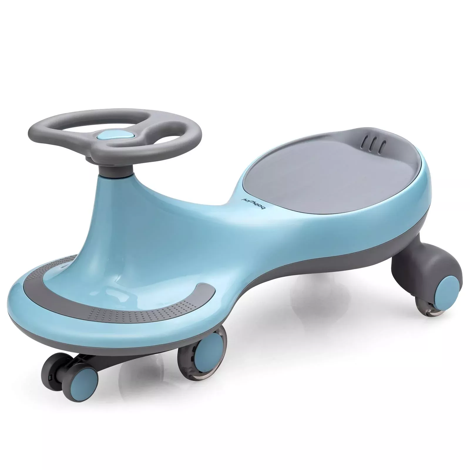 BABY JOY Wiggle Car for Kids, Blue, 27" x 12"