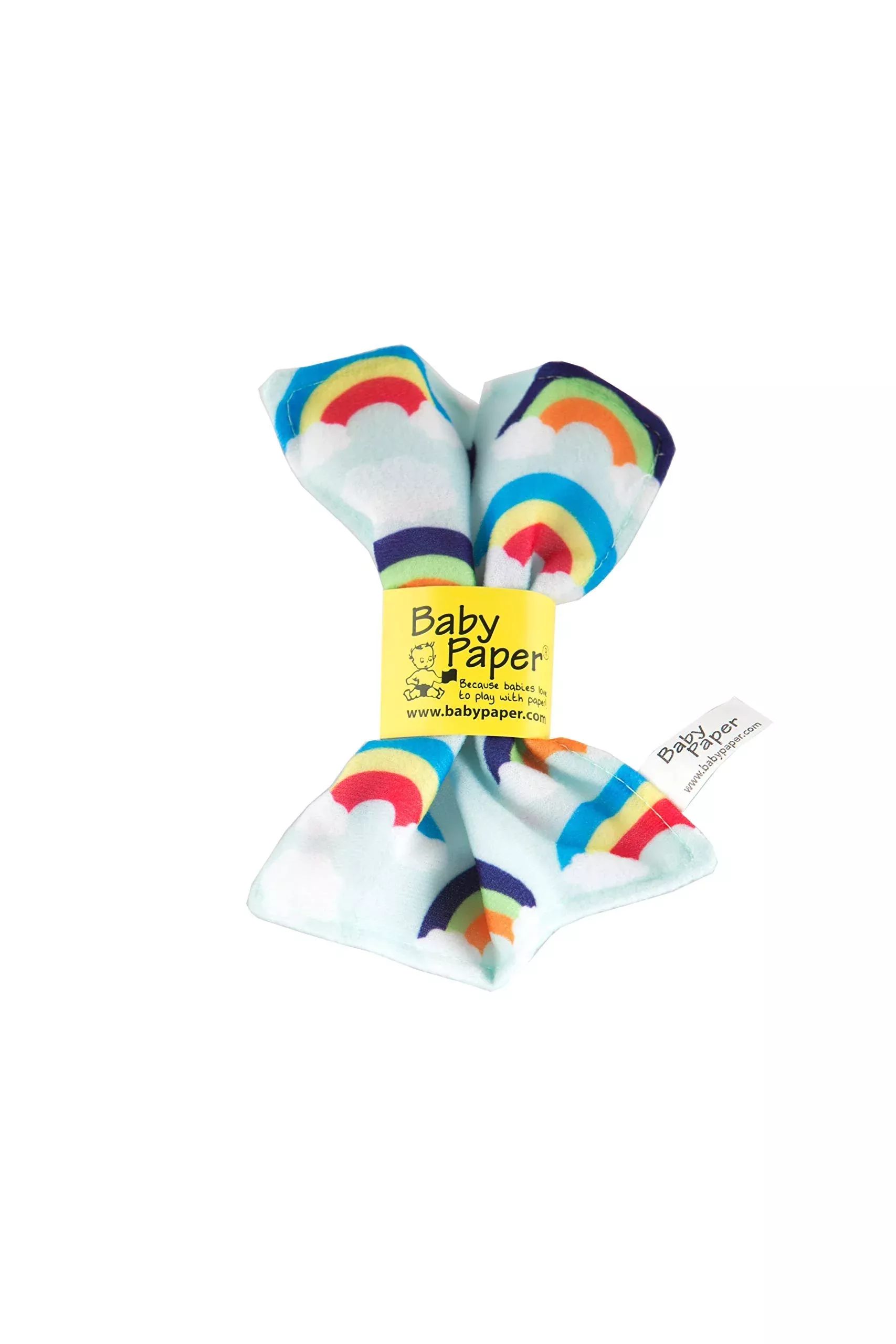 Baby Paper Crinkle Toy for Infants - Small - Rainbows