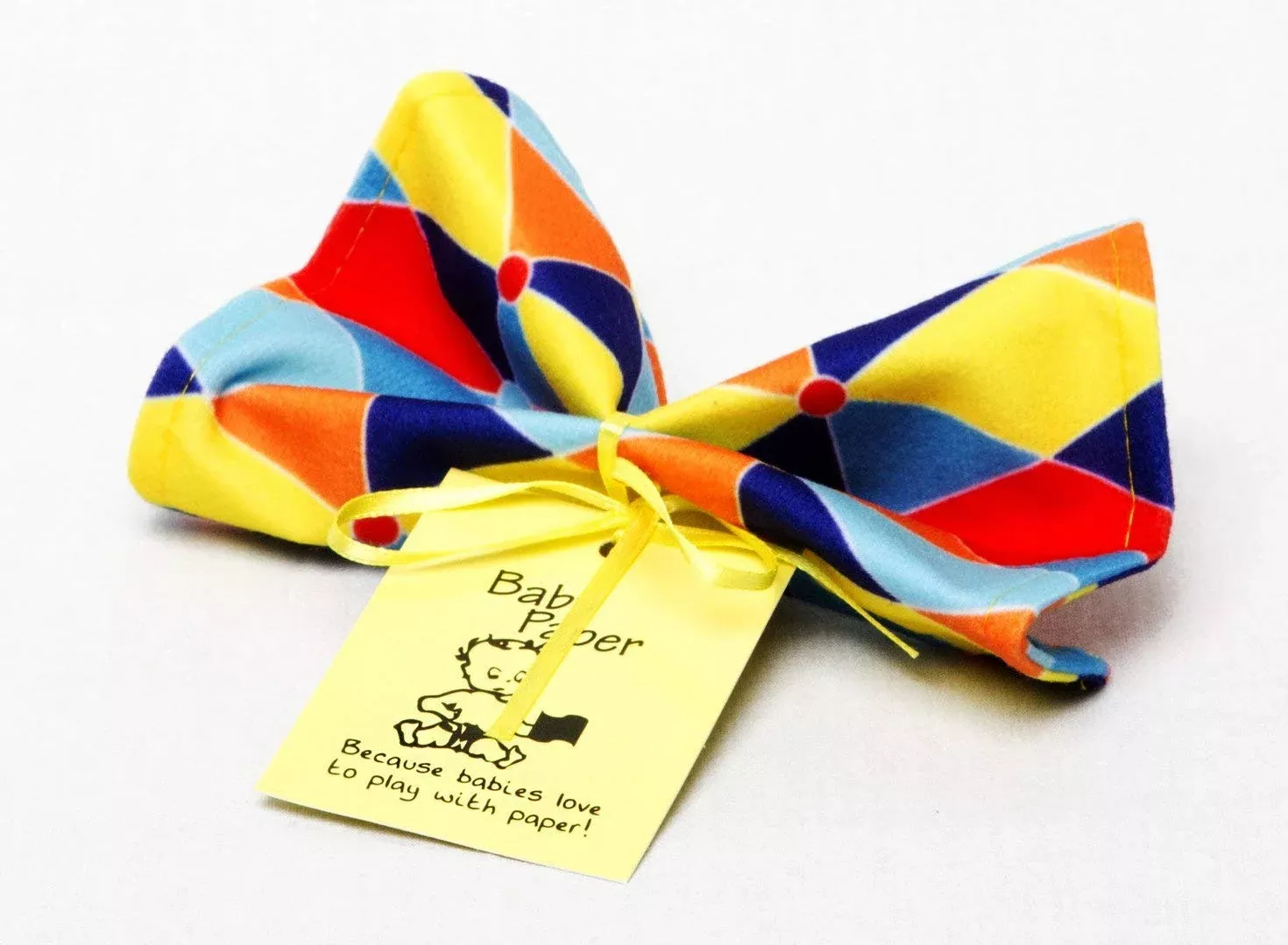 Baby Paper Crinkly Toy for Babies 0-2 Years, Triangle Print, 6