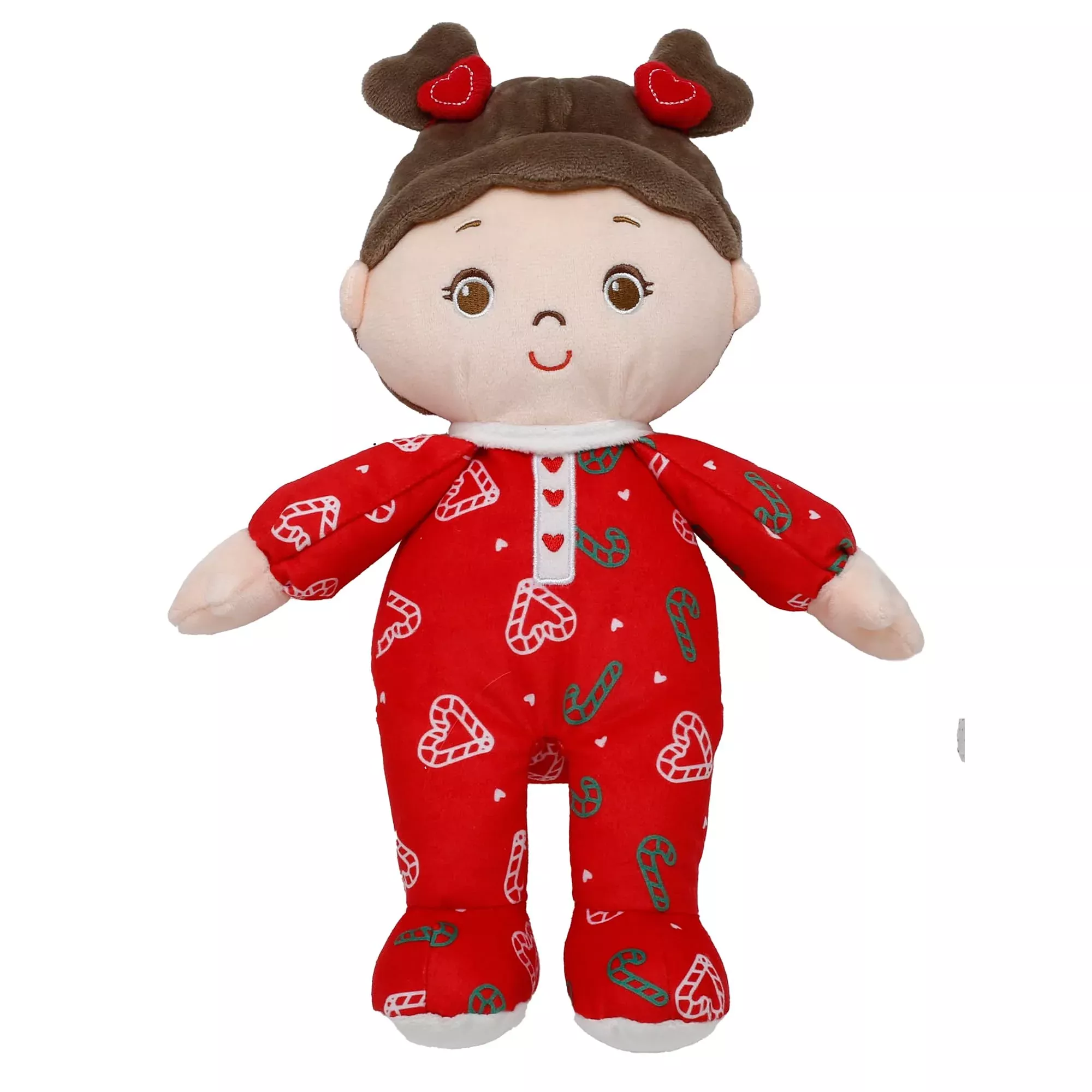 Baby Starters Ruby Doll - 13" Soft Plush Toy - Red Heart Outfit