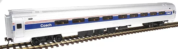 Bachmann 13108 HO Scale 85' Budd Amfleet I Phase IV Amtrak Coach - USED