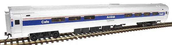 Bachmann 13112 HO Scale 85' Budd Amfleet I Phase IV Amtrak Cafe - USED