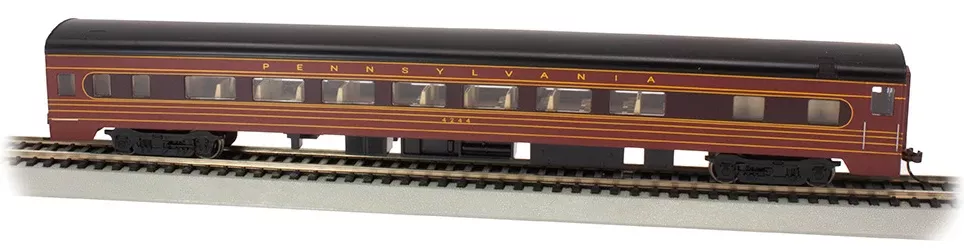 Bachmann 14211 HO Scale 85' Smooth-Side Coach Pennsylvania PRR 4244