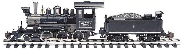 Bachmann 81696 G Scale 2-6-0 Steam Locomotive Midwest Quarry & Mining Co. #1 - NOS