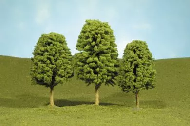 Bachmann SceneScapes 32006 3-4" Deciduous Trees (3 Pack)