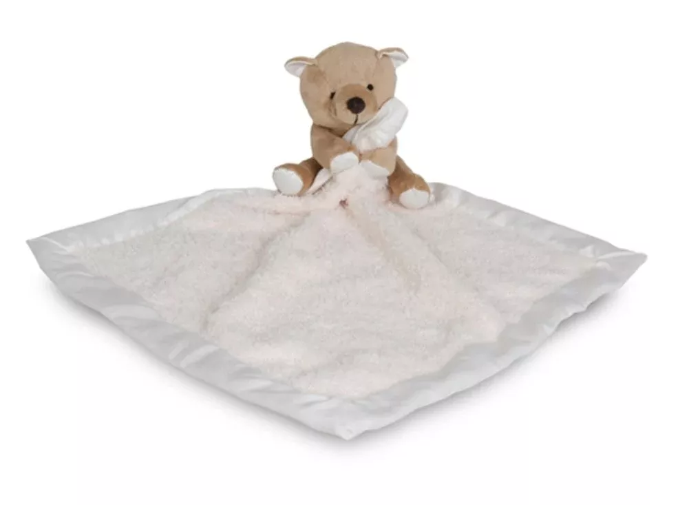 Barefoot Dreams Plush Cuddle Buddy with CozyChic Blanket, Cream, 1 Count