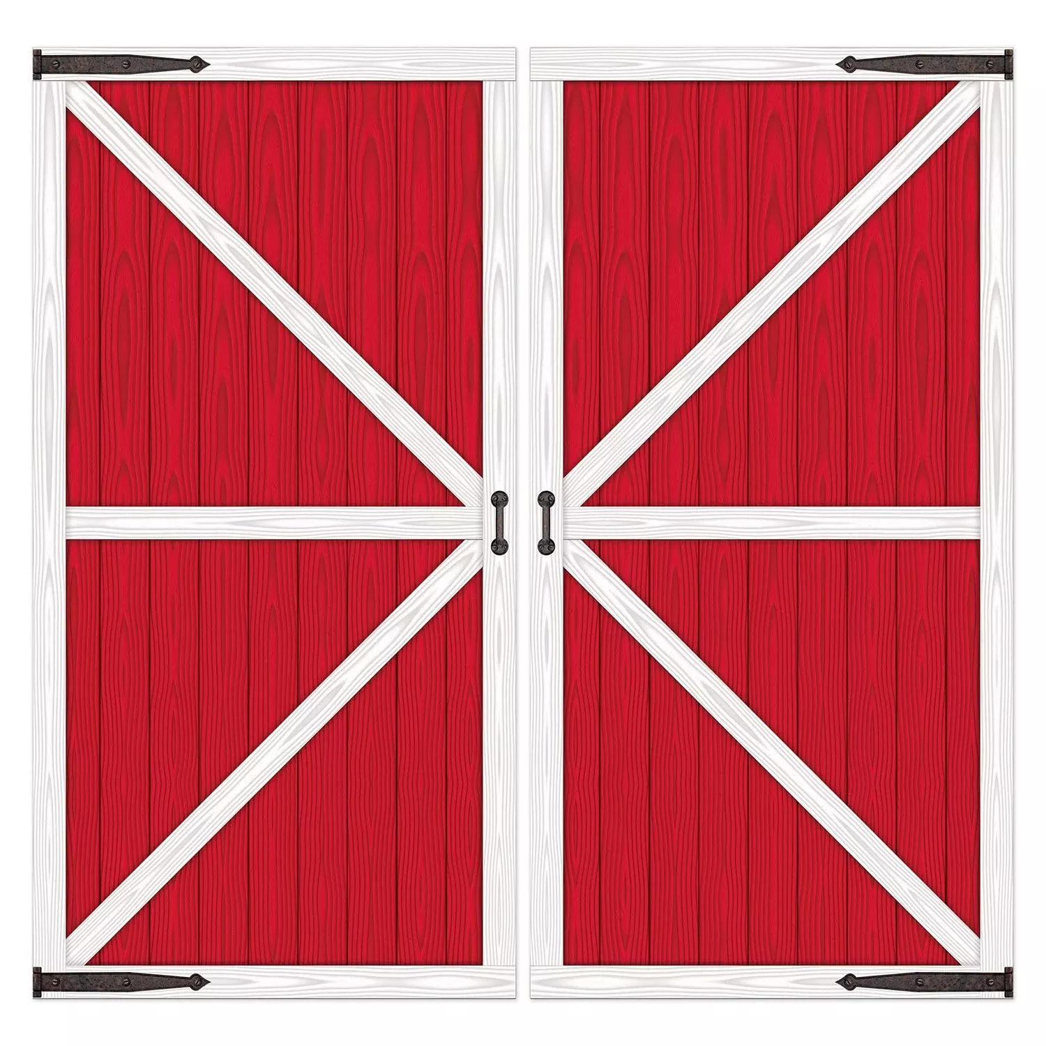 Beistle Barn Door Props for Decorations, 33.5"x65", Multi Color,