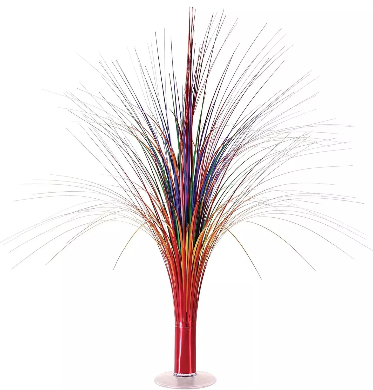 Beistle Metallic Spray Centerpiece for Rainbow Theme Parties, 19", Multi