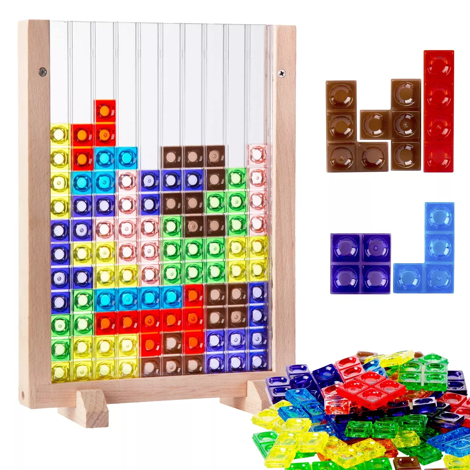 Berry President Russian Blocks Puzzle - 40 Pieces, 9.8 x 7 in,