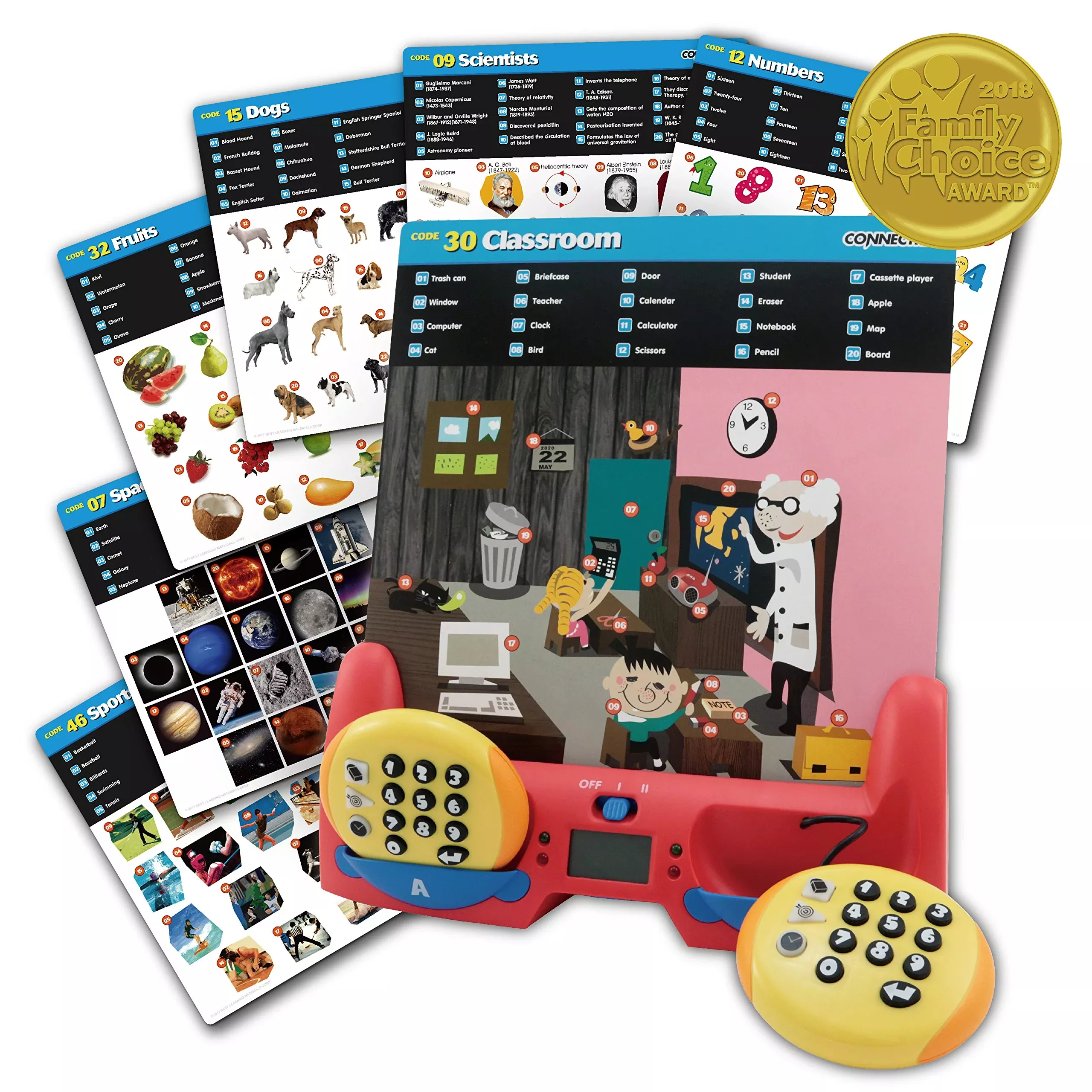 BEST LEARNING Matching Game - 1-2 Players, Multicolor, 6.5