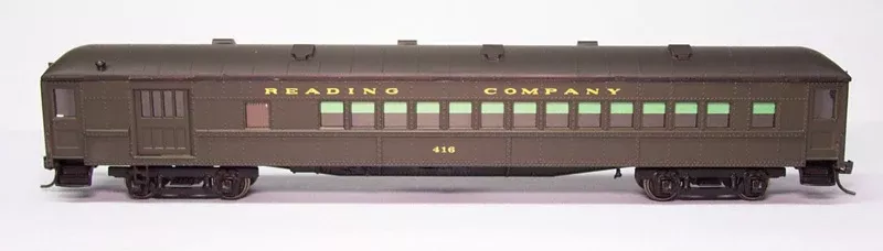 Bethlehem Car Works 220 HO Scale Arch Roof Combine Car Kit RDG or CNJ