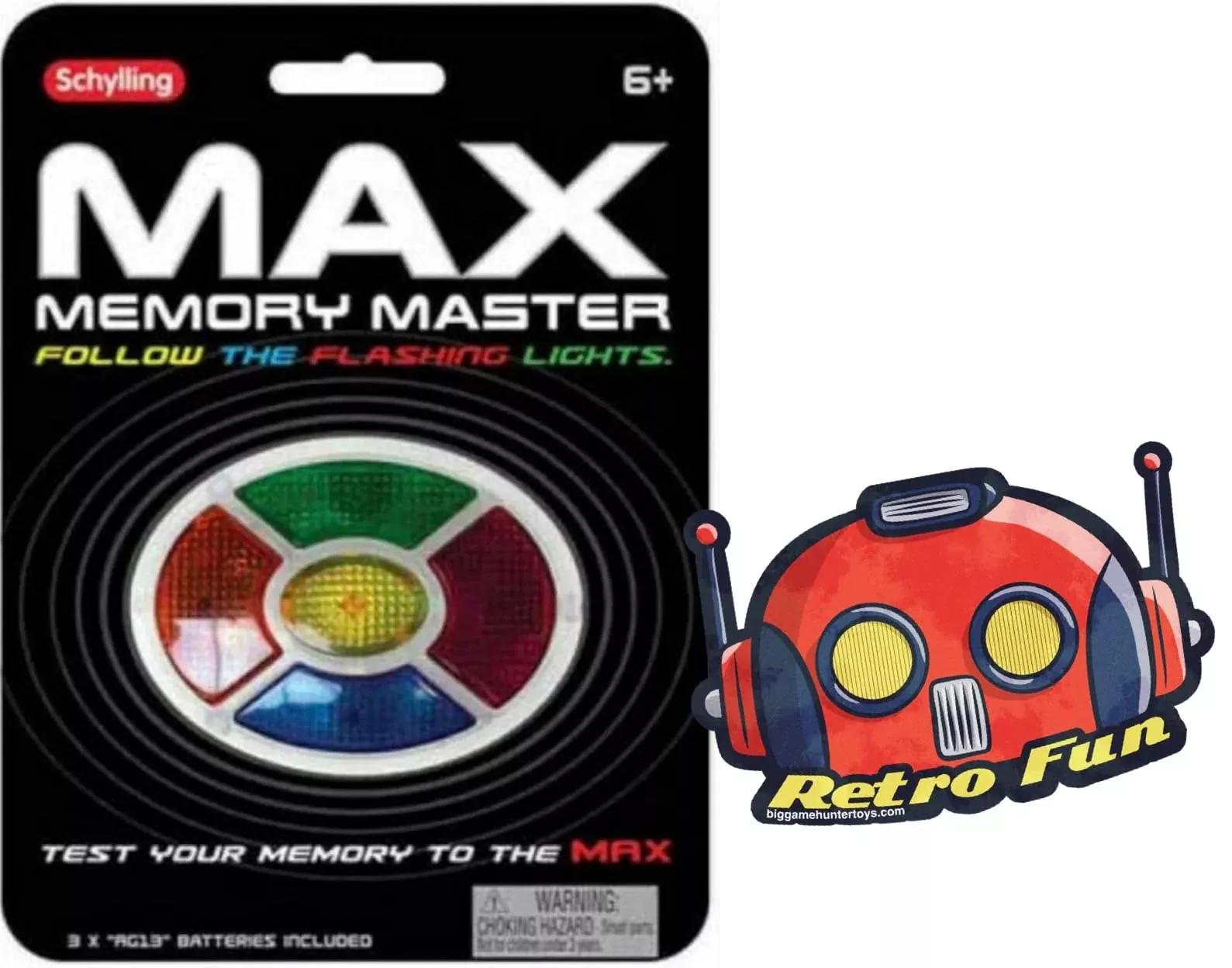 Big Game Toys Max the Memory Game Handheld Electronic Red