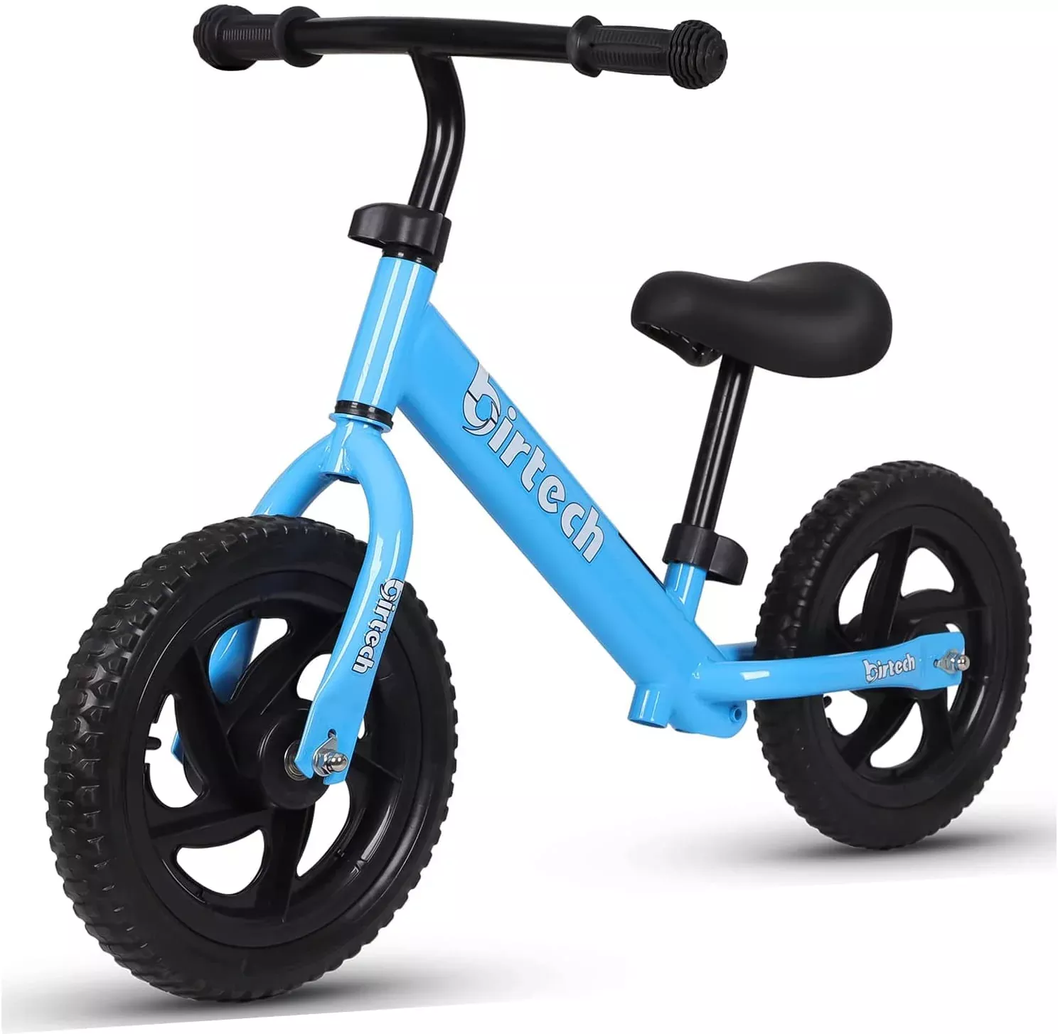 Birtech Balance Bike for 2-5 Year Olds, 12 Inch, Light Blue