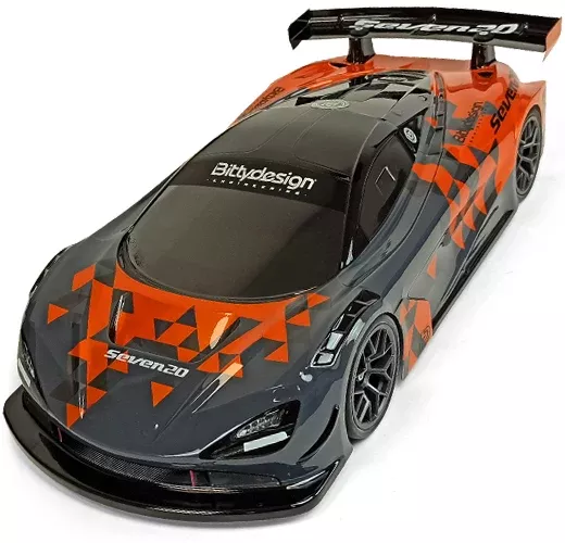 Bittydesign 190S20T Seven20 1/10 GT Body Clear 190mm On Road Body
