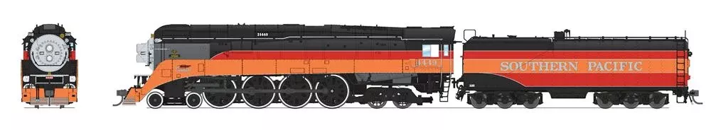 BLI 7611 HO Scale GS-4 Southern Pacific 4449 Daylight Excursion 1981-2000 Paragon4 Hybrid