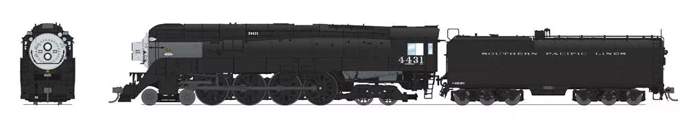 BLI 7620 HO Scale GS-4 Southern Pacific 4438 In-Service Black Paragon4 Hybrid