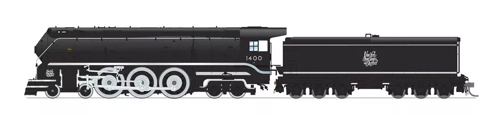 BLI 8085 HO Scale New Haven I-5 1400 Small Script Stealth Hybrid