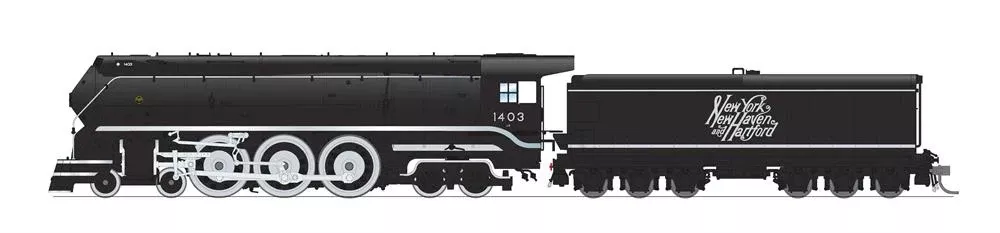 BLI 8086 HO Scale New Haven I-5 1403 Large Script Stealth Hybrid