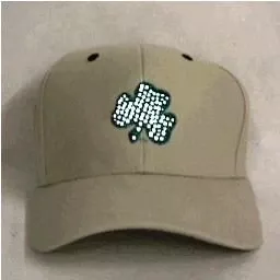 blinkee Flashing Fiber Optic Cap Notre Dame Shamrock One Size Dessert