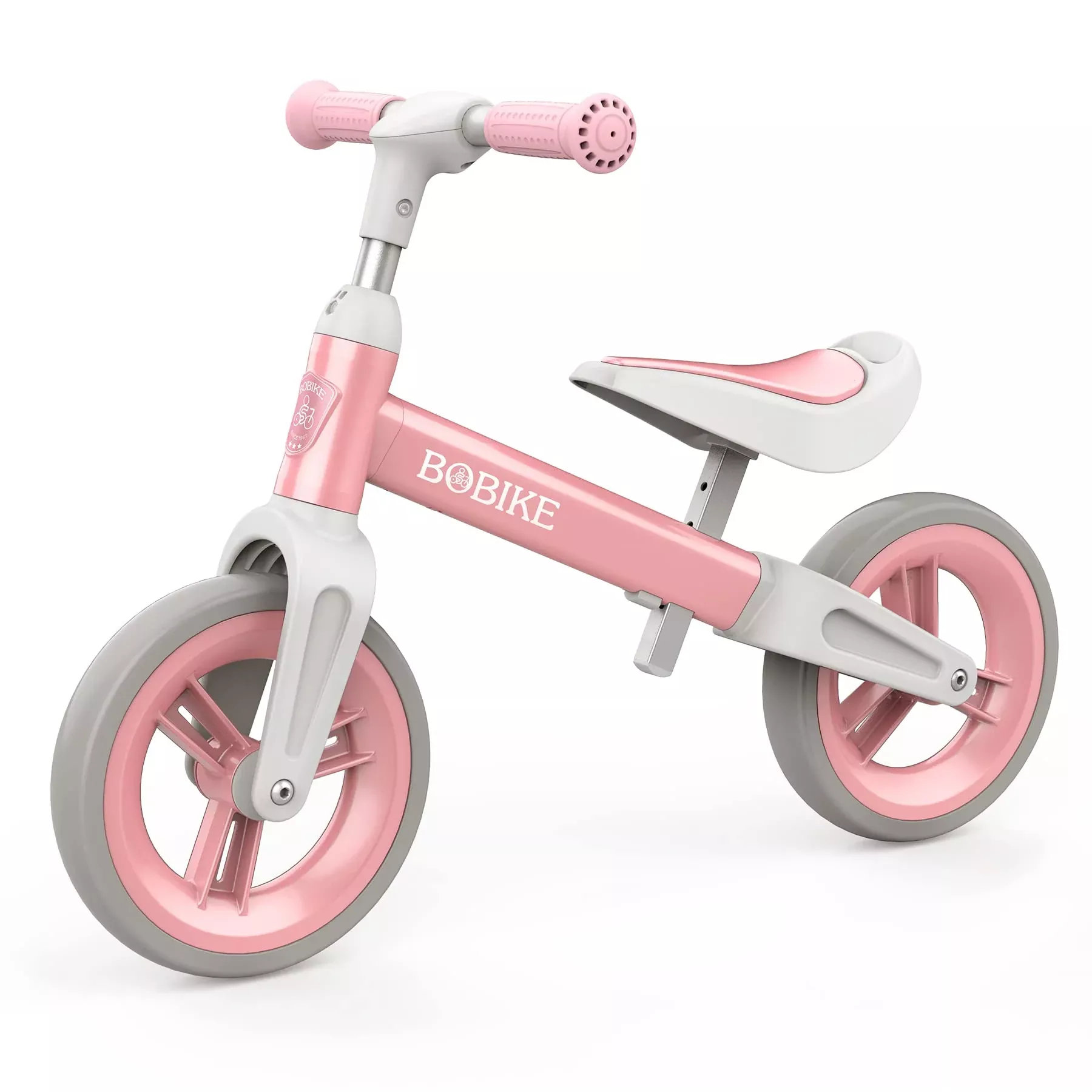 Bobike Balance Bike for Kids 18 Months to 4 Years, Pink, Middle Size
