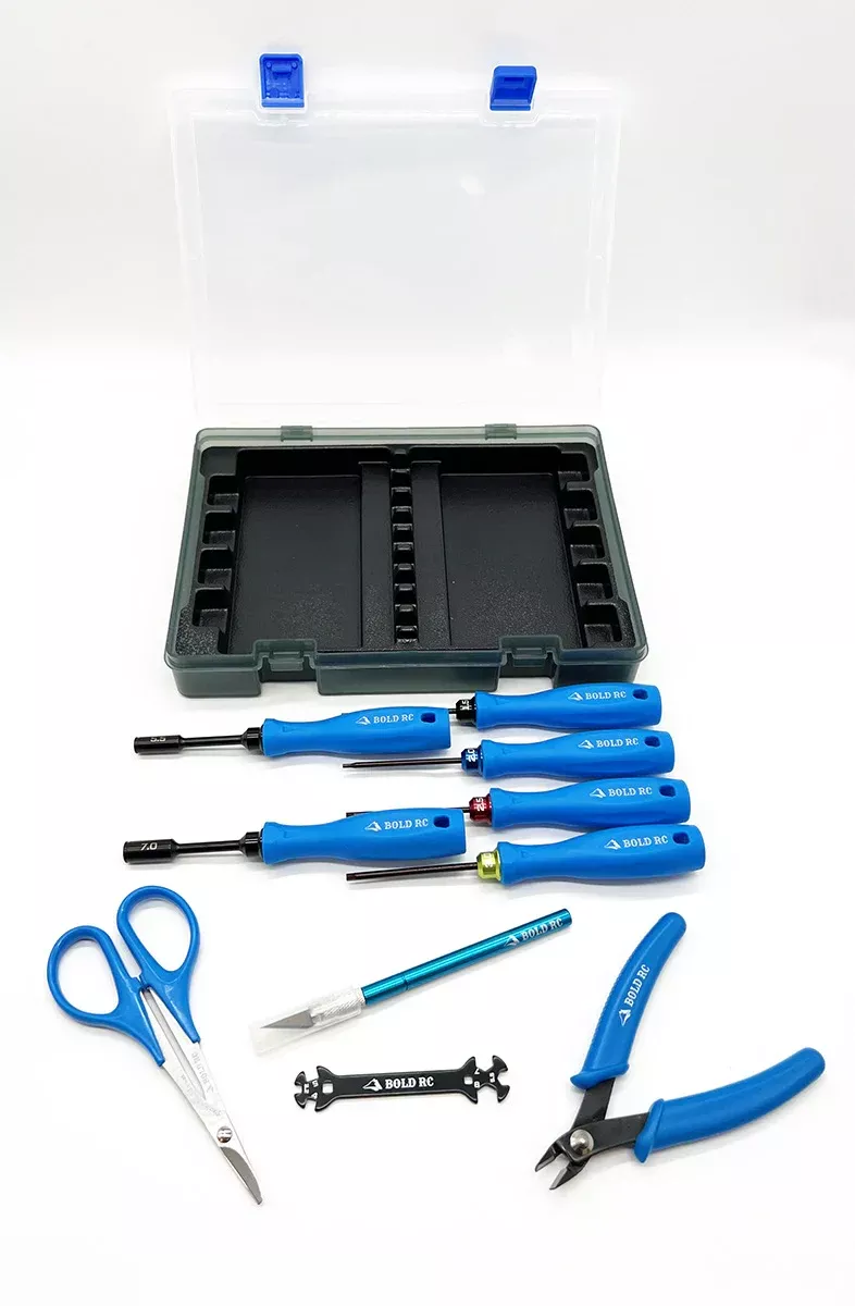 Bold RC 10000 10 Piece Trail Pack Tool Set with Storage Box and Tray