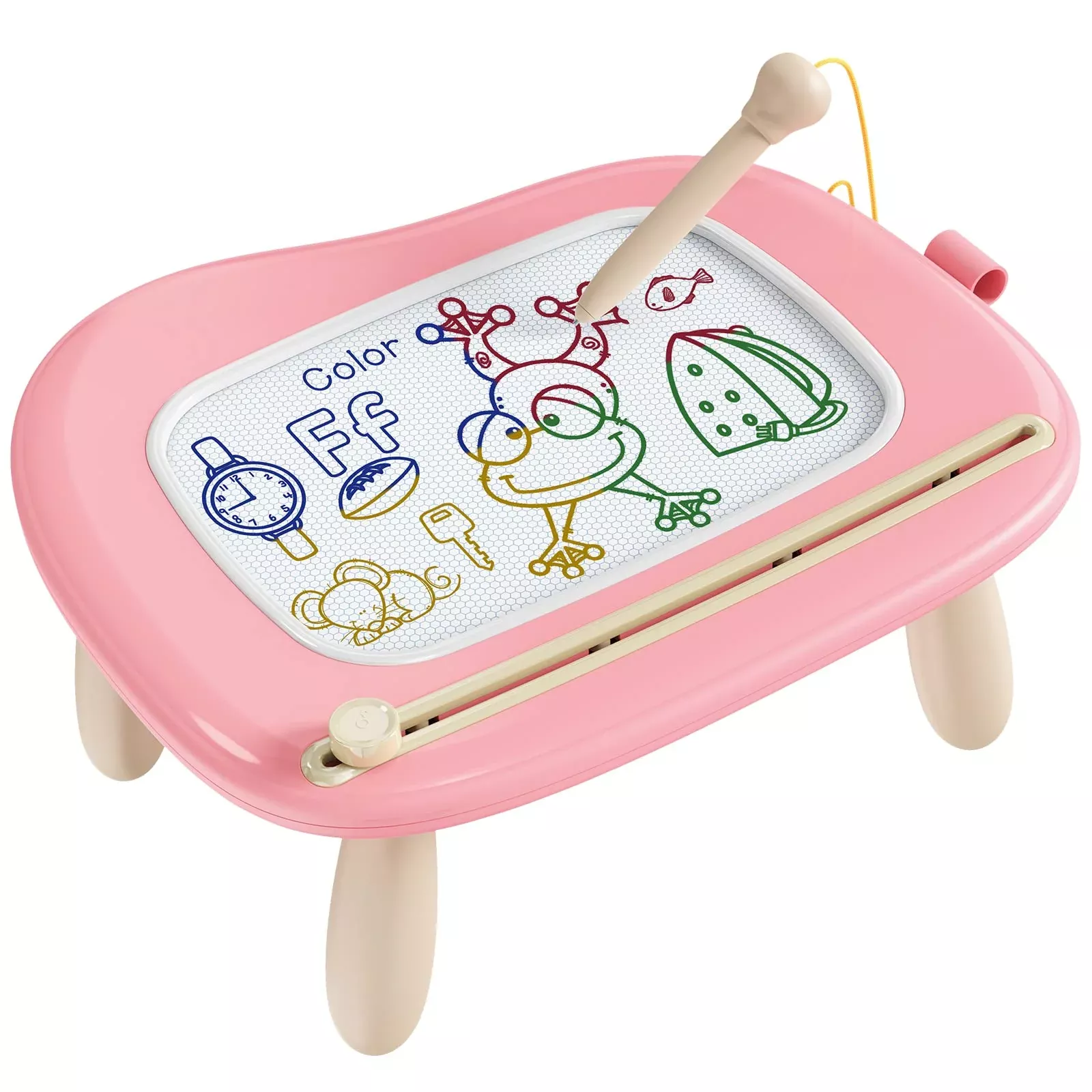 bravokids Magnetic Drawing Board - Sturdy Doodle Sketch Pad, Medium, P