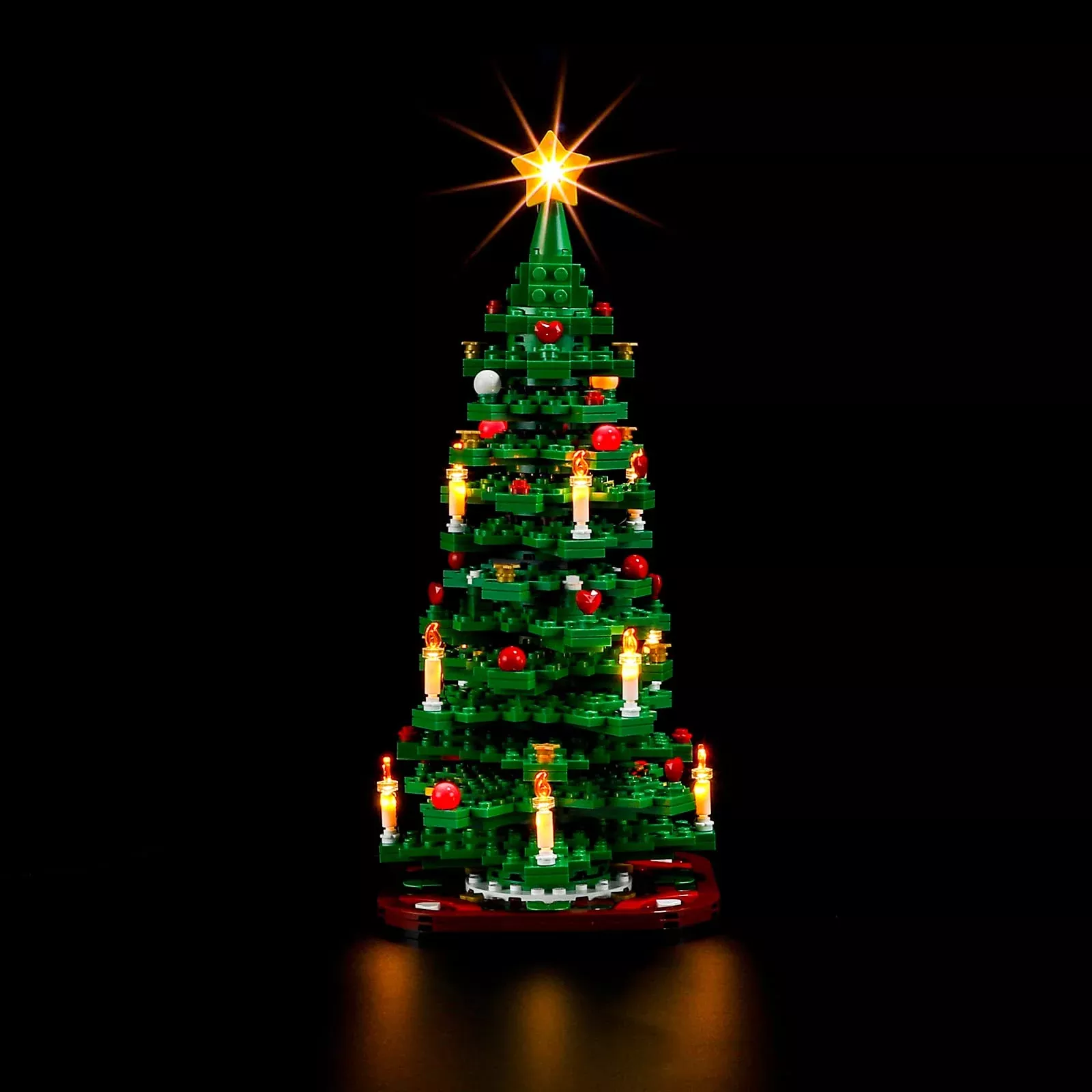 BRIKSMAX LED Lighting Kit for LEGO 40573 Christmas Tree, Multicolor