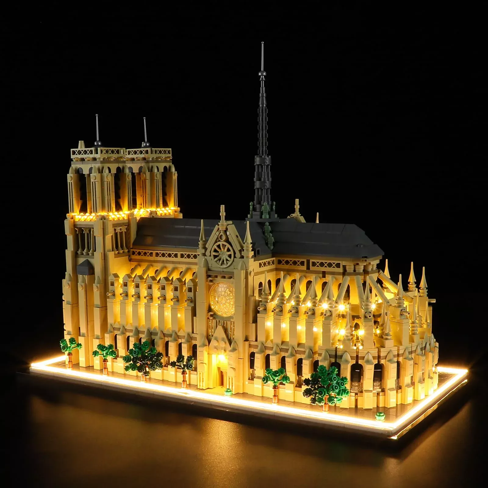 BRIKSMAX LED Lighting Kit for Lego Notre-Dame Cathedral, Warm White