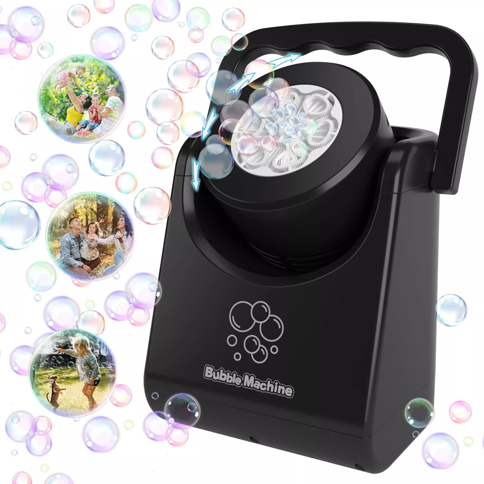 Bubble Machine For Kids Toddlers,Automatic Bubble Blower,Portable Adju