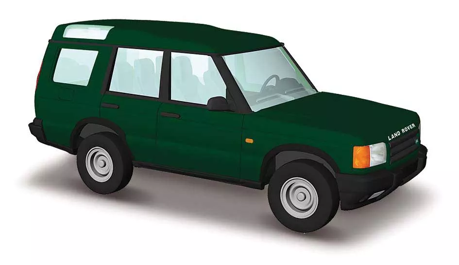 Busch 51901 HO Scale 1998-2004 Land Rover Discovery - Green