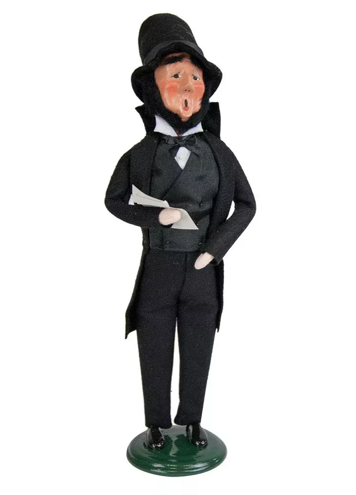 Byers' Choice Abraham Lincoln Caroler Figurine 13" Multicolor