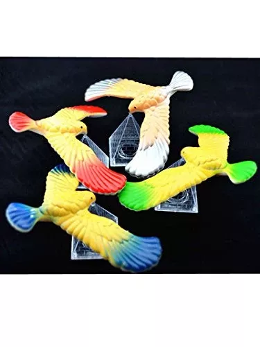 C&H Solutions Balance Bird Set - 3 Cute Multicolor Birds, 5 1/