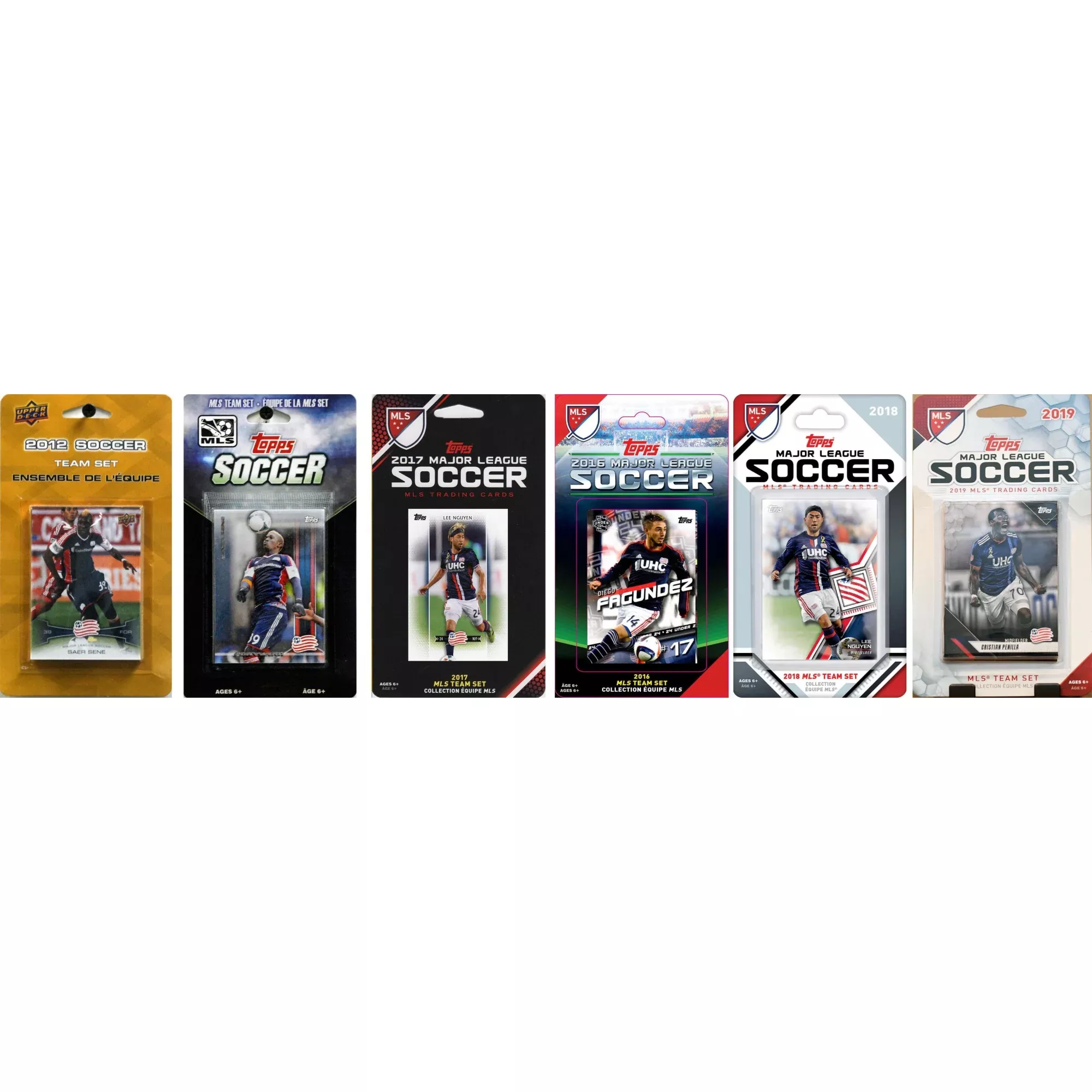 C & I Collectibles MLS Team Set for New England Revolution Fans