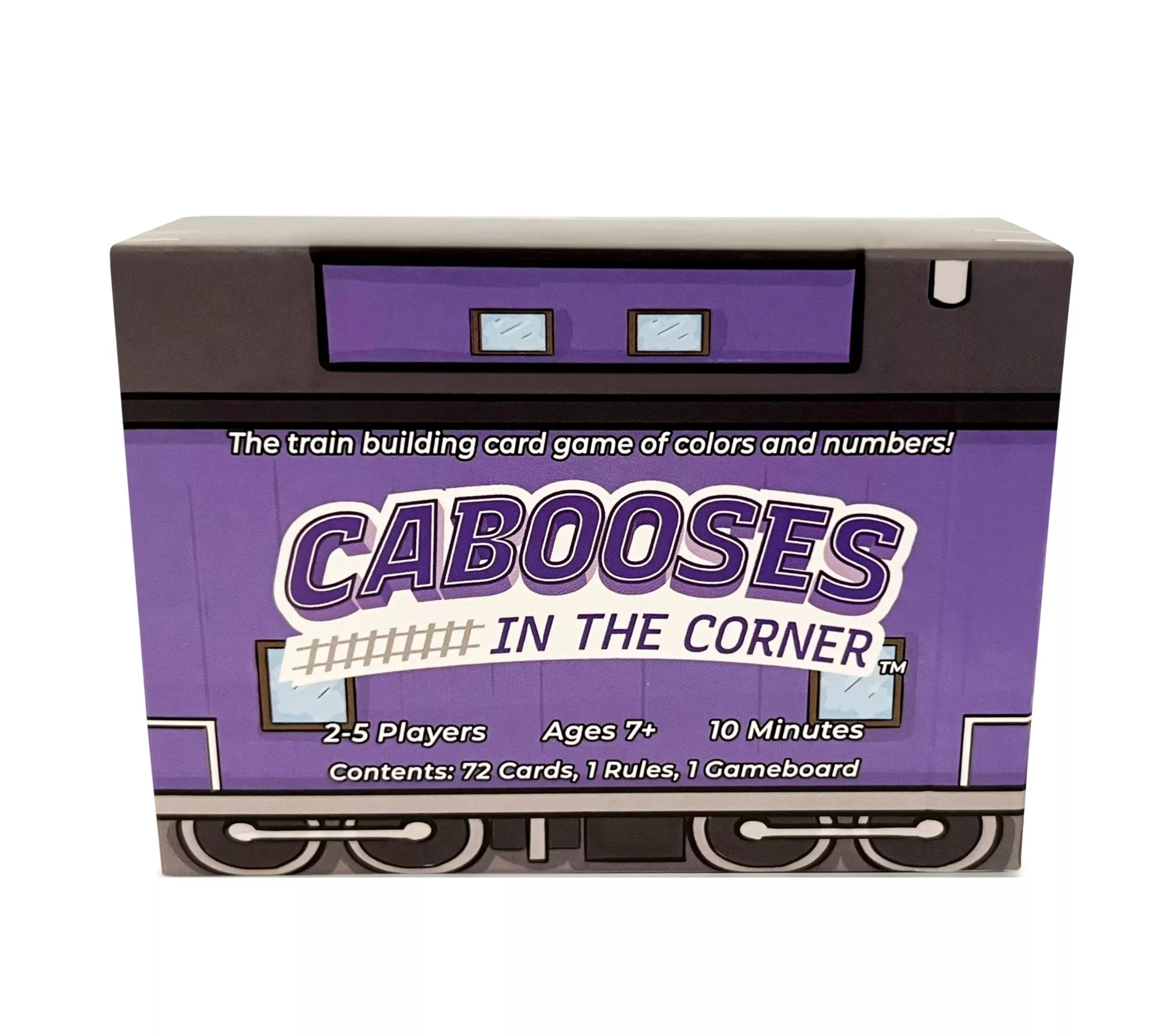 Cabooses In The Corner - Easy, Fun, & Educational Train Building Card