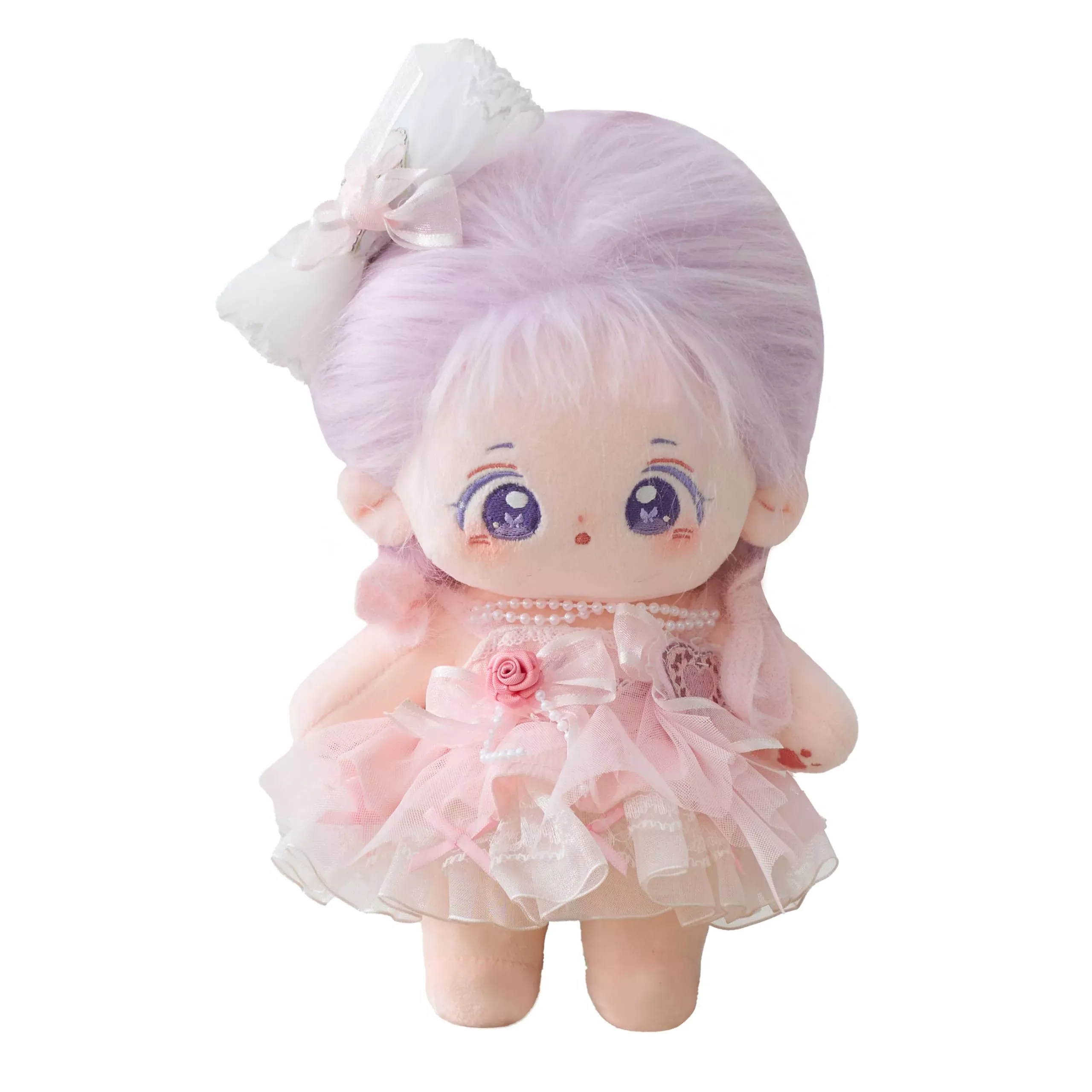 CALEMBOU Plush Doll - 20cm Cute Cotton Skeleton Anime Plush Toy, Kawai