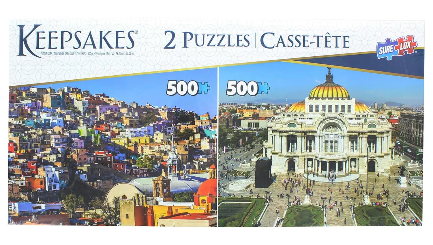 The Canadian Group 500 Piece Jigsaw Puzzles Set - Multi-color, 2 Pack
